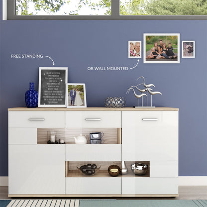 Assorted Photo Frames - Set of 10 White | M&W	