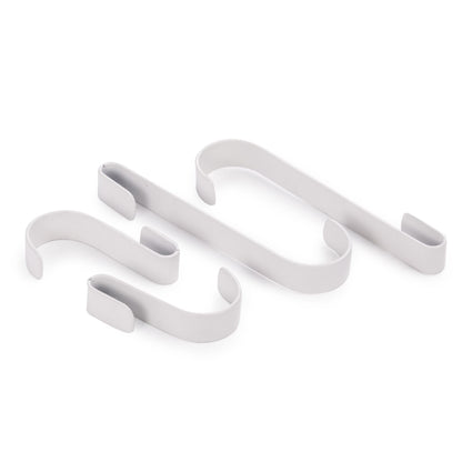 Round Metal Umbrella Stand in White | M&W	