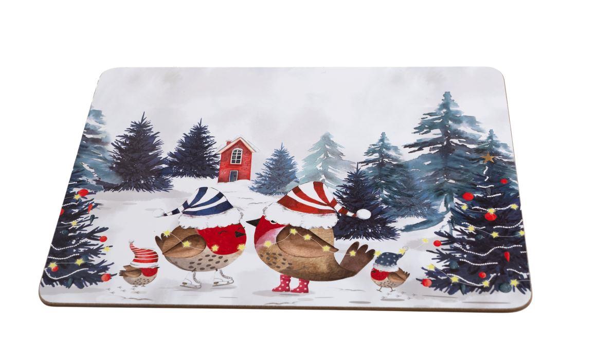 Festive Forest Friends Set/4 Placemats – product image 2
