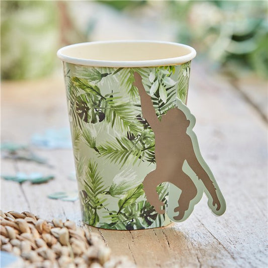 Let's Go Wild Paper Cups - 266ml (8pk)