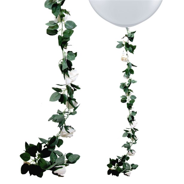 Cream Rose Garland - 1.75m – product image 1