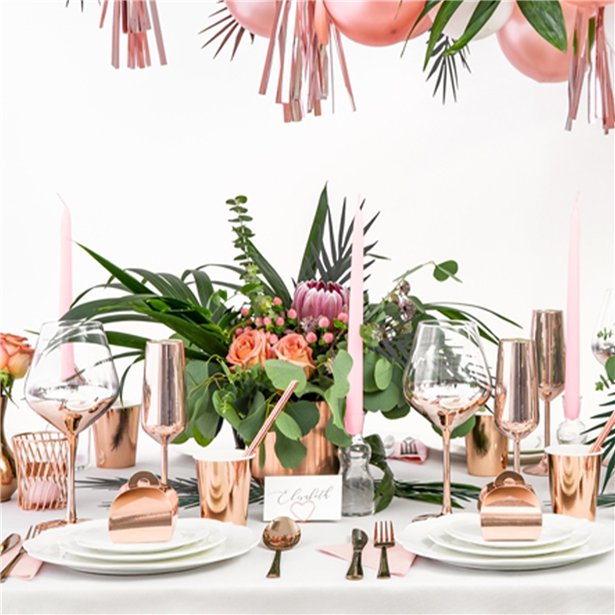 Rose Gold Favour Boxes (10pk)