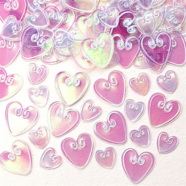 Iridescent Loving Hearts Confetti (14g pack)