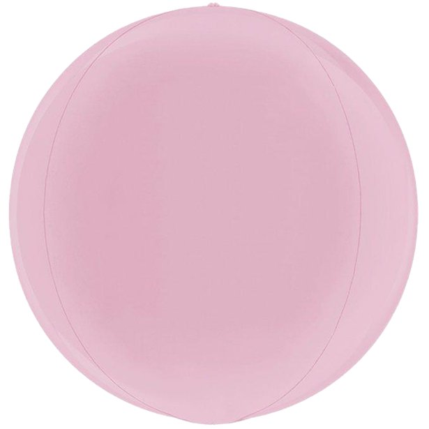 Pastel Pink Globe Balloon - 15" Foil