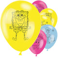 SpongeBob Balloons - 11" Latex (6pk) – product image 1