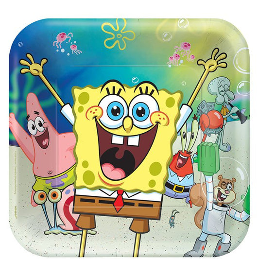 SpongeBob Paper Plates - 23cm (8pk)