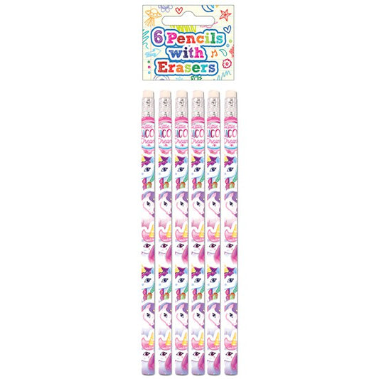 Unicorn Pencils (6pk)