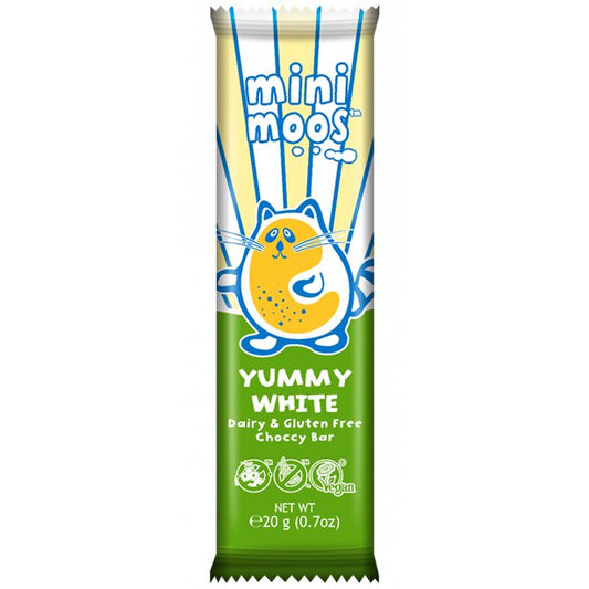 Vegan Mini Moo's Organic Yummy White Bar - 20g