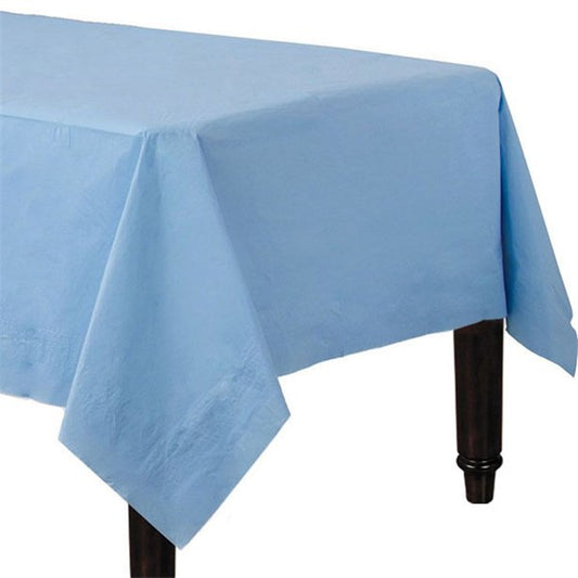 Baby Blue Tablecover - Paper - 90cm x 90cm (2pk)