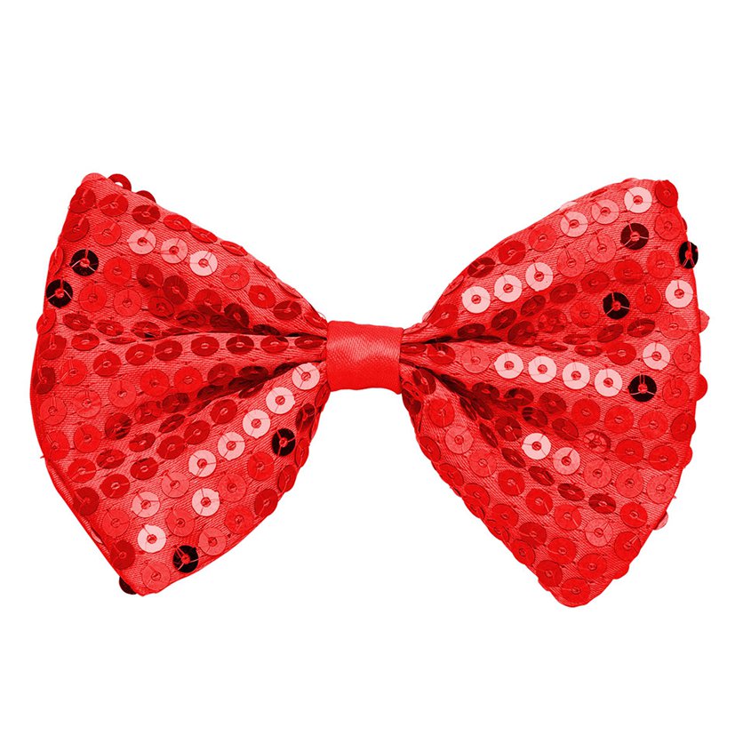 Red Sequin Bow Tie – product image 1