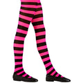 Black & Pink Striped Tights - Child – product image 2