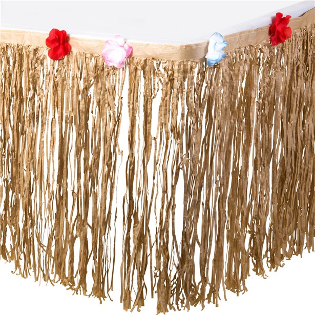 Natural Tissue Table Skirt - 3m – product image 1