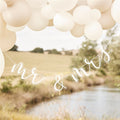 Mr & Mrs Acrylic Bunting – product image 1