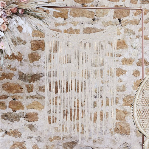 A Touch Of Pampas Natural Macrame Backdrop – product image 1