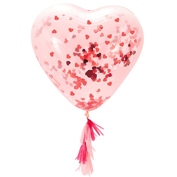 Heart Confetti Latex Balloon Kit – product image 1