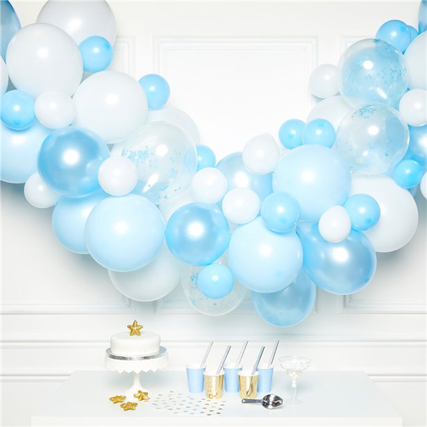 Blue Latex Balloon Arch Garland - 70 Balloons