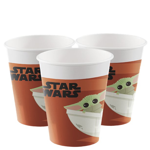 Star Wars Mandalorian Paper Cups - 200ml (8pk)