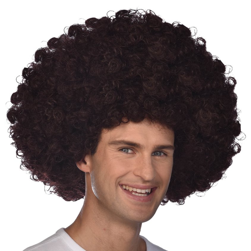 Mega Disco Brown Afro Wig