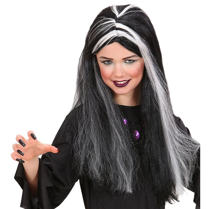 Black & White - Glow in the Dark Wig - Child – product image 1