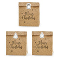 Merry Christmas Kraft Gift Bags - 27cm (3pk) – product image 1