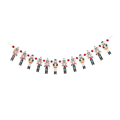 Nutcracker Pom Pom Garland - 2m