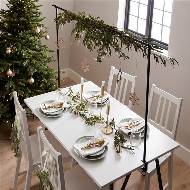 Black Metal Table Clamp - 2.4m x 88cm – product image 1