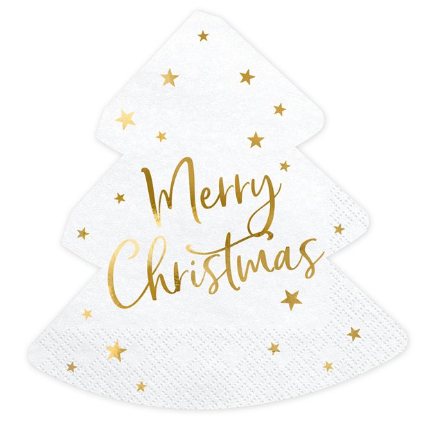 Merry Christmas Tree Napkins (20pk) – product image 2