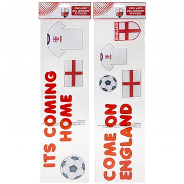 'Come on England' Window Stickers - 55x15cm