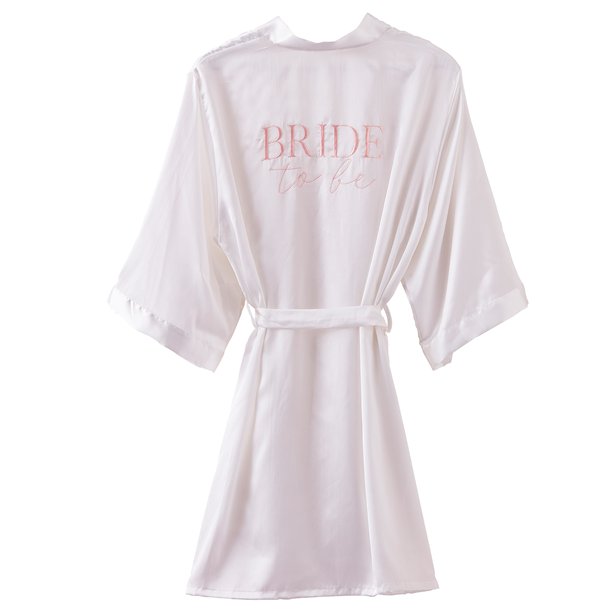 White Bride To Be Hen Party Dressing Gown – product image 2