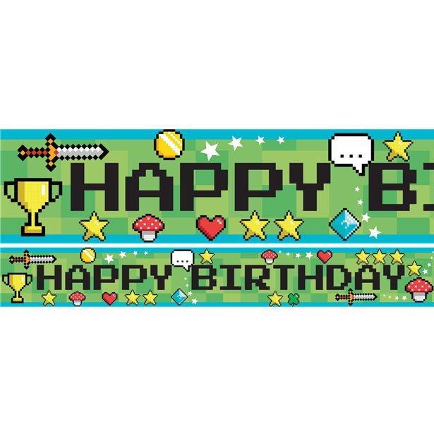 Gaming Paper Banners - 1m (3pk)