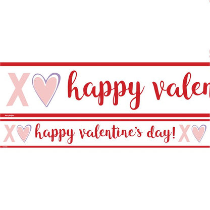 Happy Valentine's Day Paper Banners - 1m (3pk)