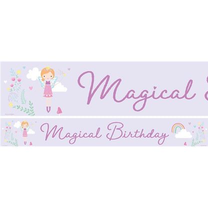 Fairy Princess Paper Birthday Banners (3pk)