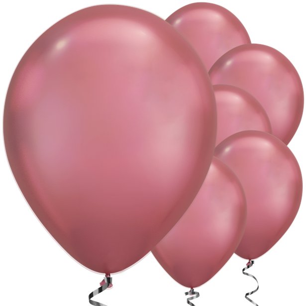 Mauve Chrome Balloons - 11" Latex (25pk) – product image 1