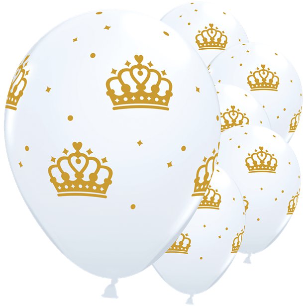 Royal Crown Balloons - 11" Latex (25pk) – product image 1