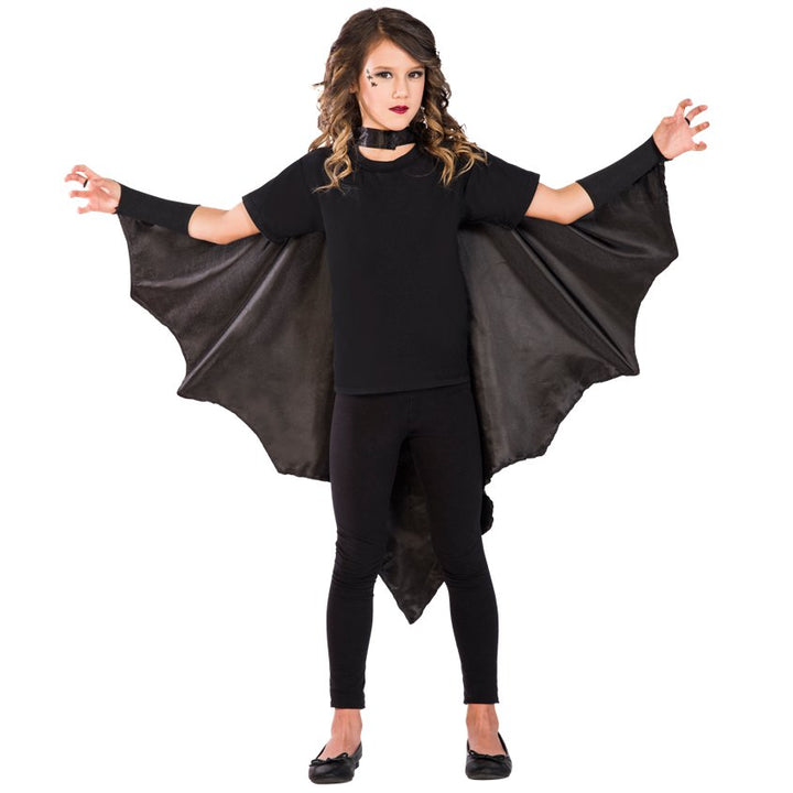 Bat Wing Black Cape - Child – product image 1