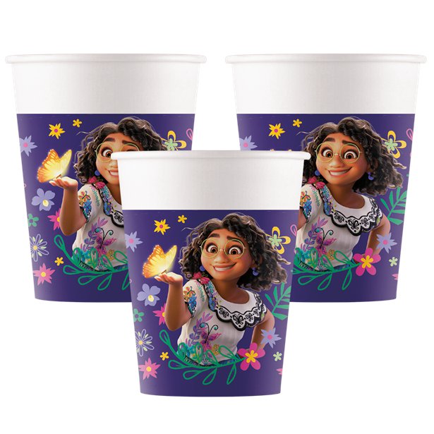 Encanto Paper Cups - 200ml (8pk)