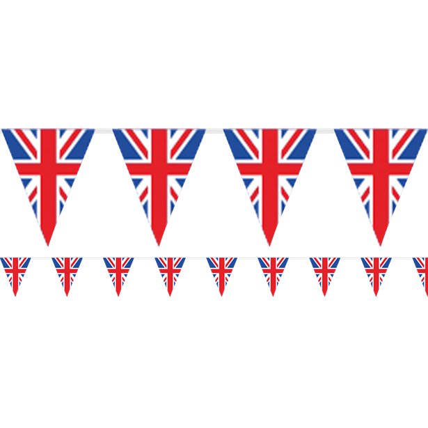 Union Jack Pennant Bunting - 5m – product image 1