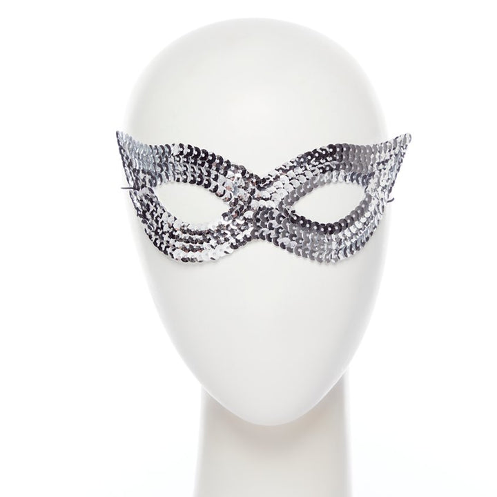 Silver Sequin Mask – product image 1