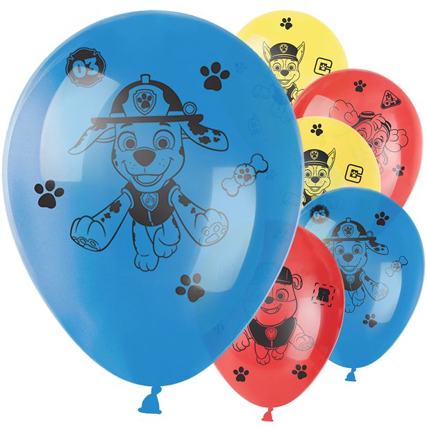 Paw Patrol Multi Latex Balloons - 11" (6pk)
