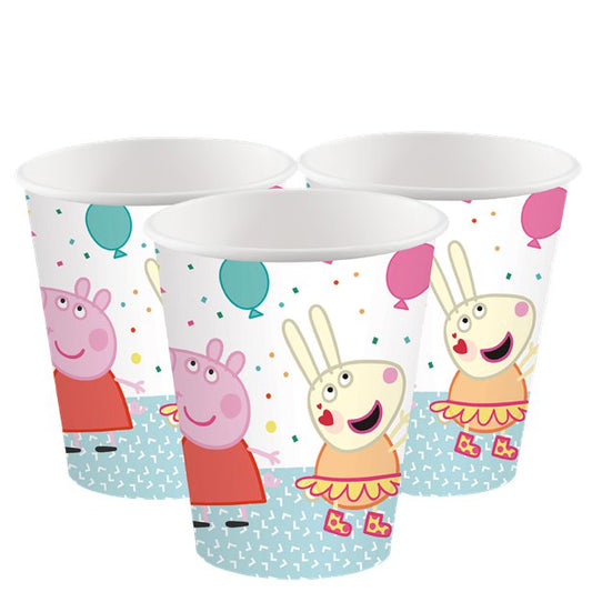 Peppa Pig Paper Cups - 250ml (8pk)