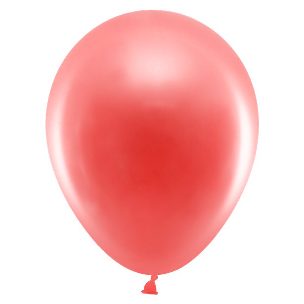 Red Metallic Balloons - 12" Latex (10pk) – product image 2