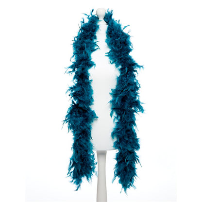 Deluxe Teal Feather Boa -180cm