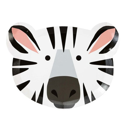 Party Animals Shaped Paper Plates - 23cm (12pk)