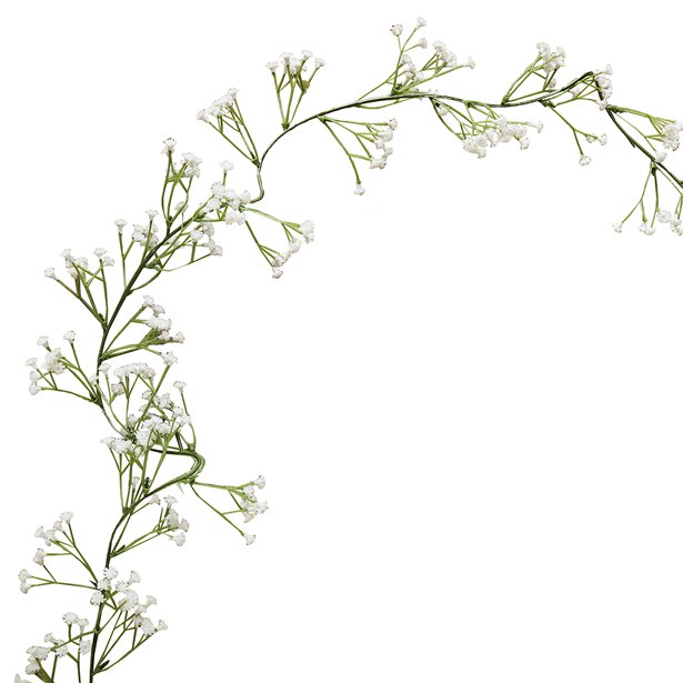 White Gypsophila Artificial Flower Garland - 1.8m