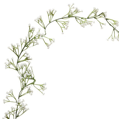 White Gypsophila Artificial Flower Garland - 1.8m
