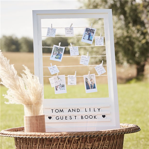 Customisable Frame Wedding Guest Book – product image 3