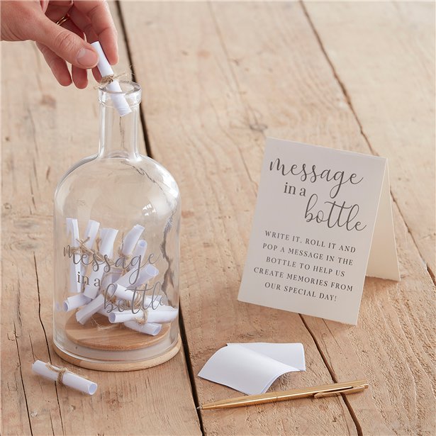 Message in a Bottle Wedding Guest Book – product image 3