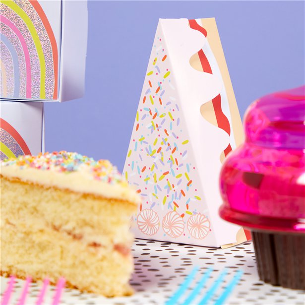 Slice of Cake Mini Cake Boxes (10pk) – product image 2