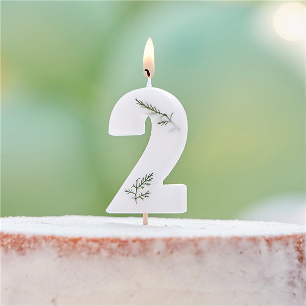 Number 2 Leaf Foliage Candle