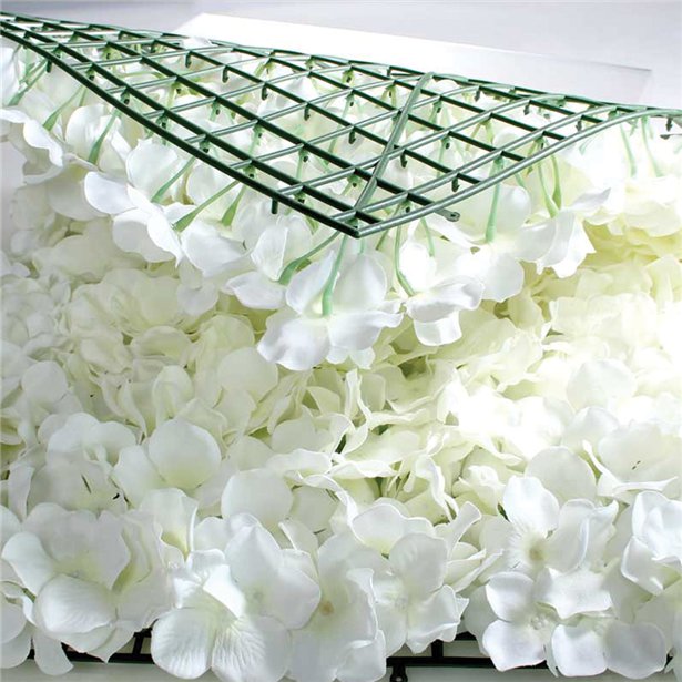Cream Hydrangea Flower Wall - 40 x 60cm – product image 5